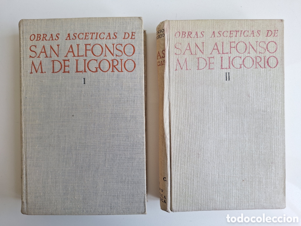 Libros de segunda mano: SAN ALFONSO M. DE LIGORIO, Obras asceticas, 2v