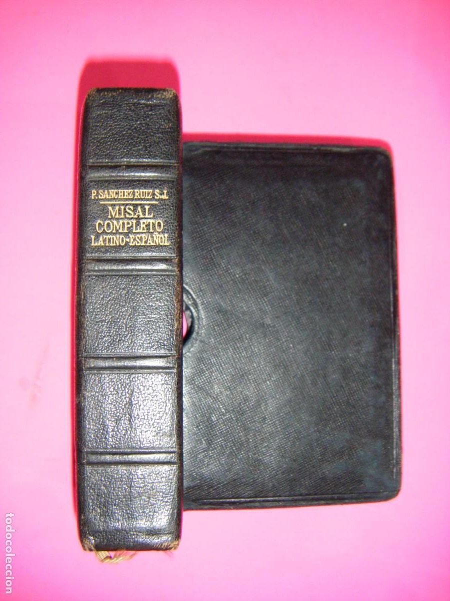 Gebrauchte B&uuml;cher: MISAL COMPLETO- PADRE : SANCHEZ RUIZ S.J - LATINO / ESPA&Ntilde;OL - 1954 - envio certificado gratis .