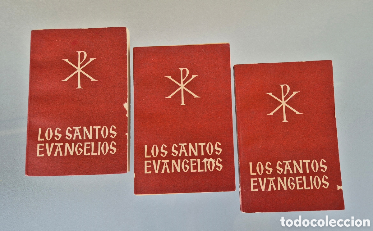 Libros de segunda mano: Los Santos Evangelios lote 3 (a&ntilde;os 60-70) 10 pesetas