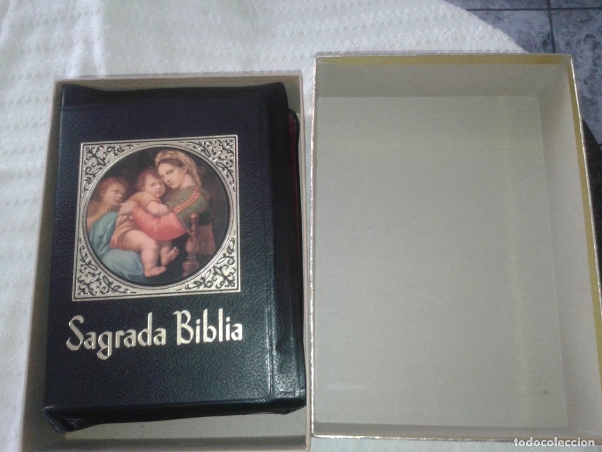 Libros de segunda mano: SAGRADA BIBLIA, JUAN STRAUBINGER, 1958, IMPRESA 1962, VER FOTOS, EN SU CAJA ORIGINAL, IMPECABLE, M