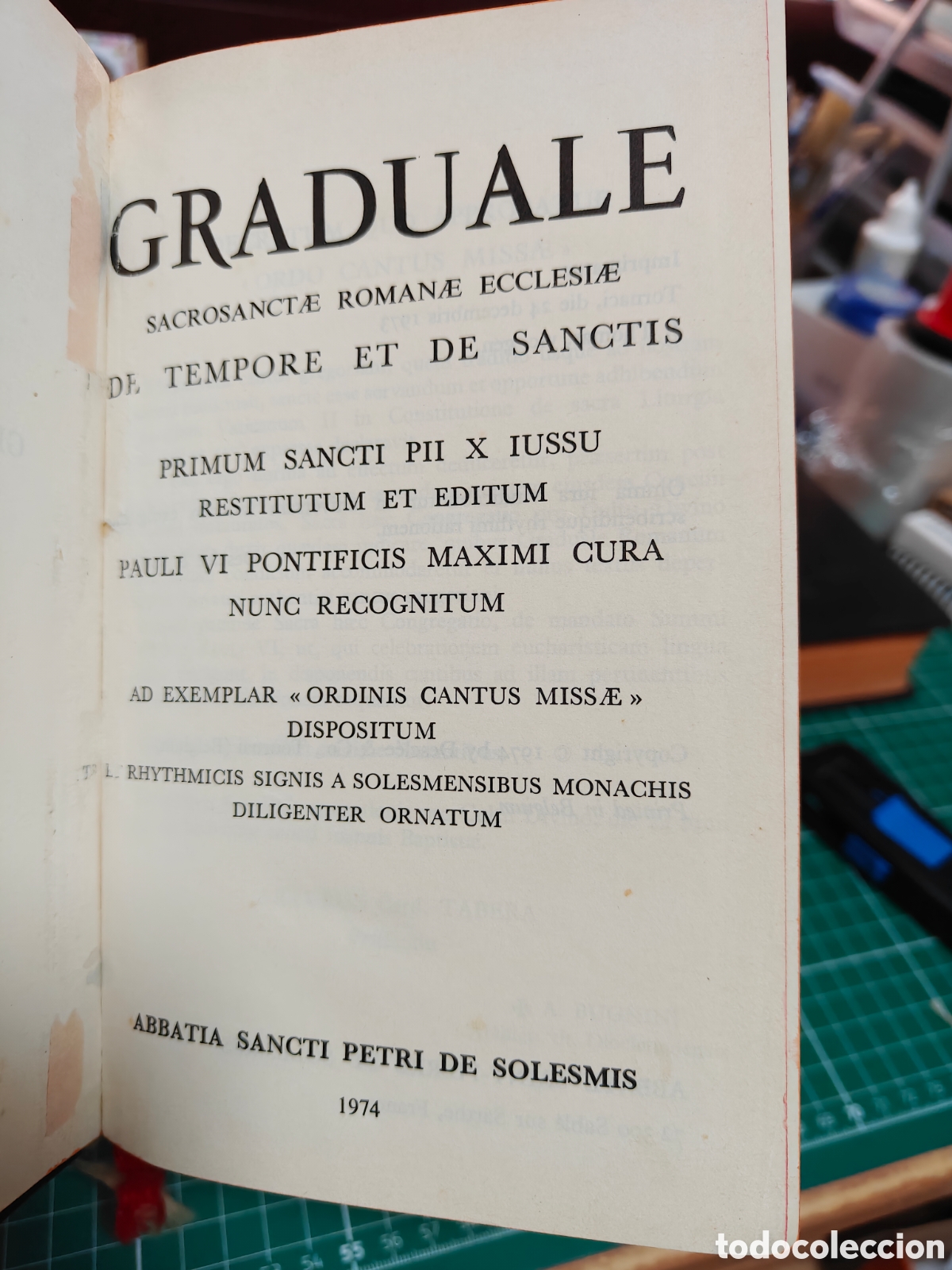 Libros de segunda mano: Graduale Romanum 1974 - Abad&iacute;a de Solesmes