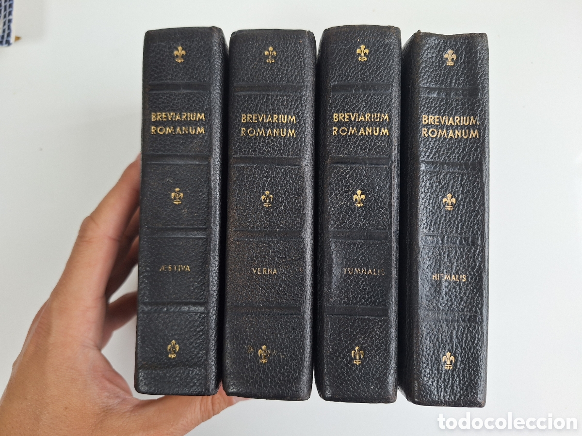 Libros de segunda mano: Breviarium Romanum, 4 vols (completa), Marietti, 1949
