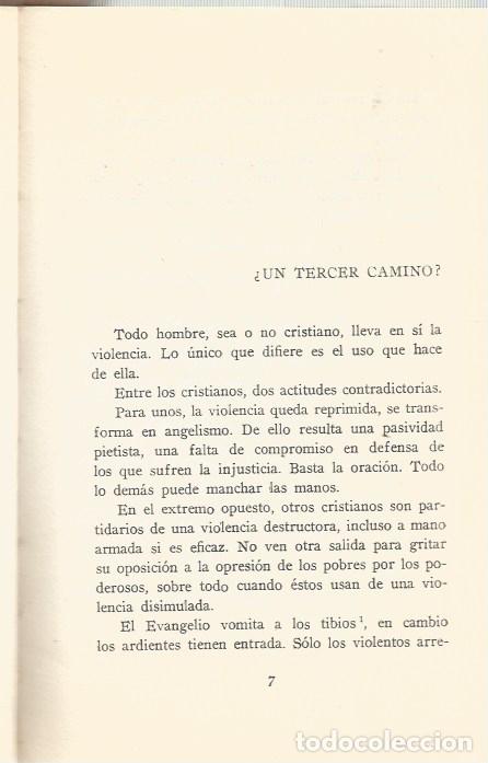 Libros de segunda mano: LA VIOLENCIA DE LOS PACIFICOS - ROGER SCHUTZ - Foto 4