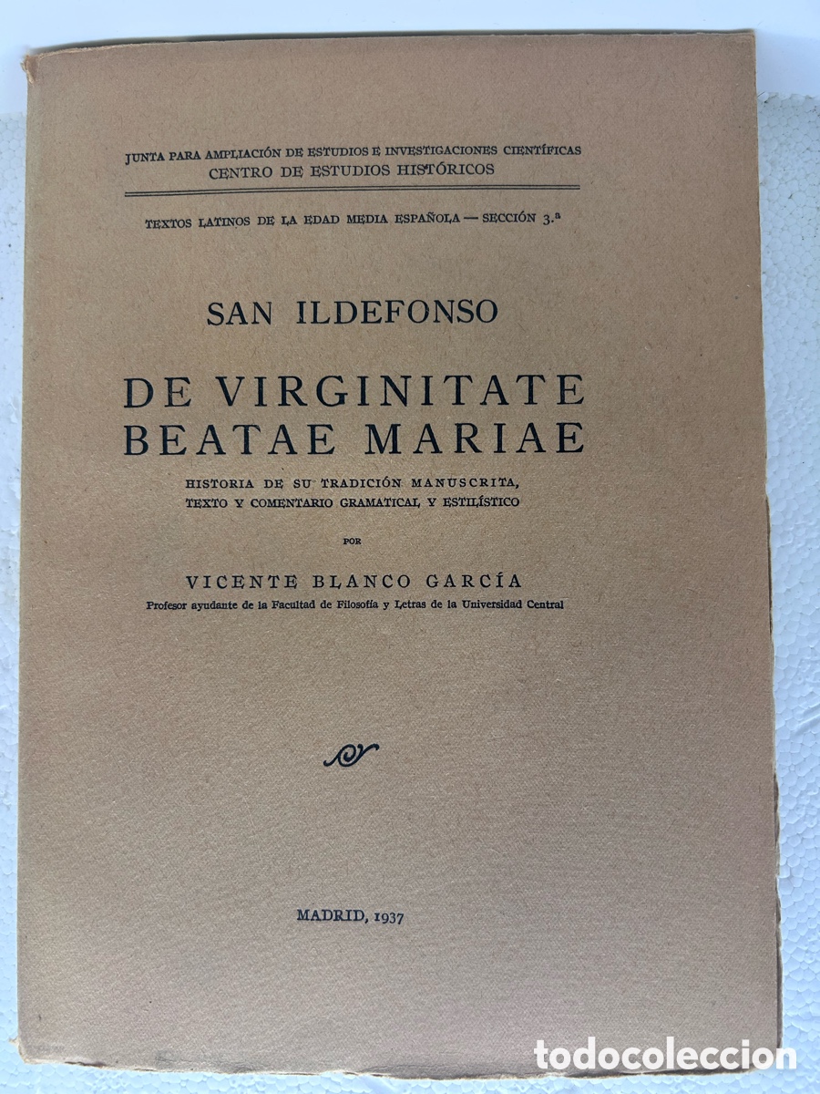 Libros de segunda mano: De Virginitate Beatae Marisela