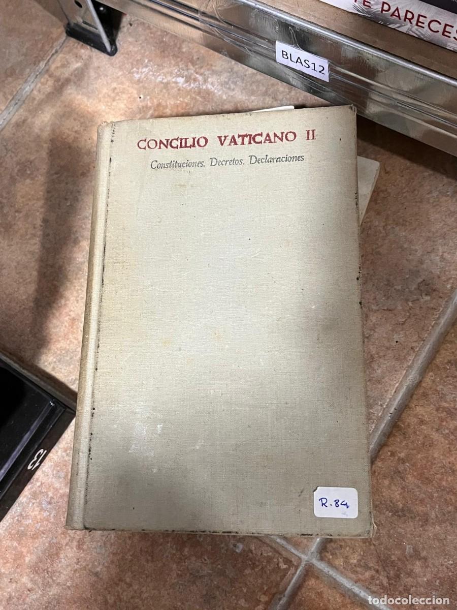 Libros de segunda mano: BLAS12 CONCILIO VATICANO II Constituciones. Decretos. Declaraciones