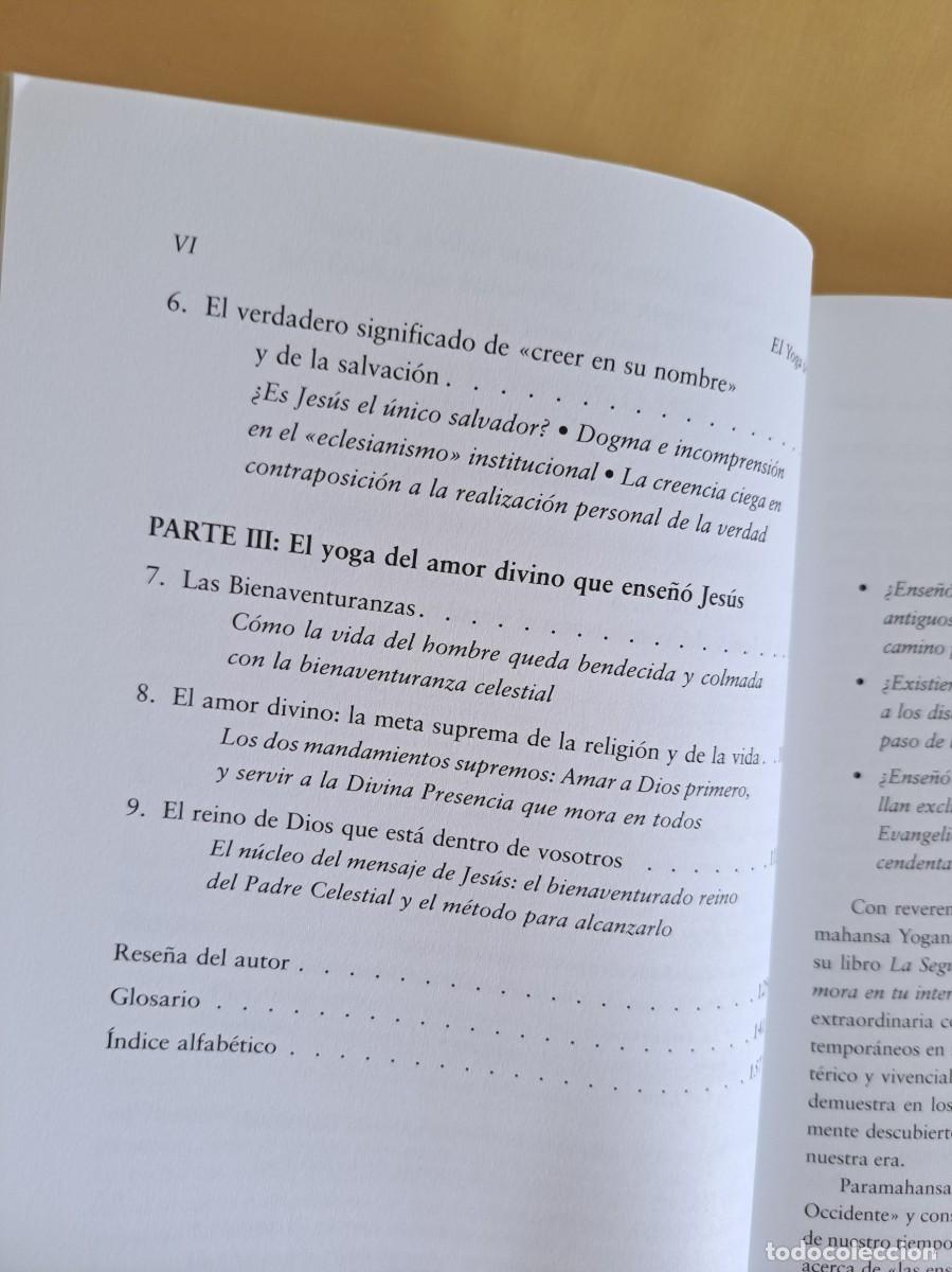 Libros de segunda mano: PARAMAHANSA YOGANANDA - EL YOGA DE JESUS - 2009 - Foto 4