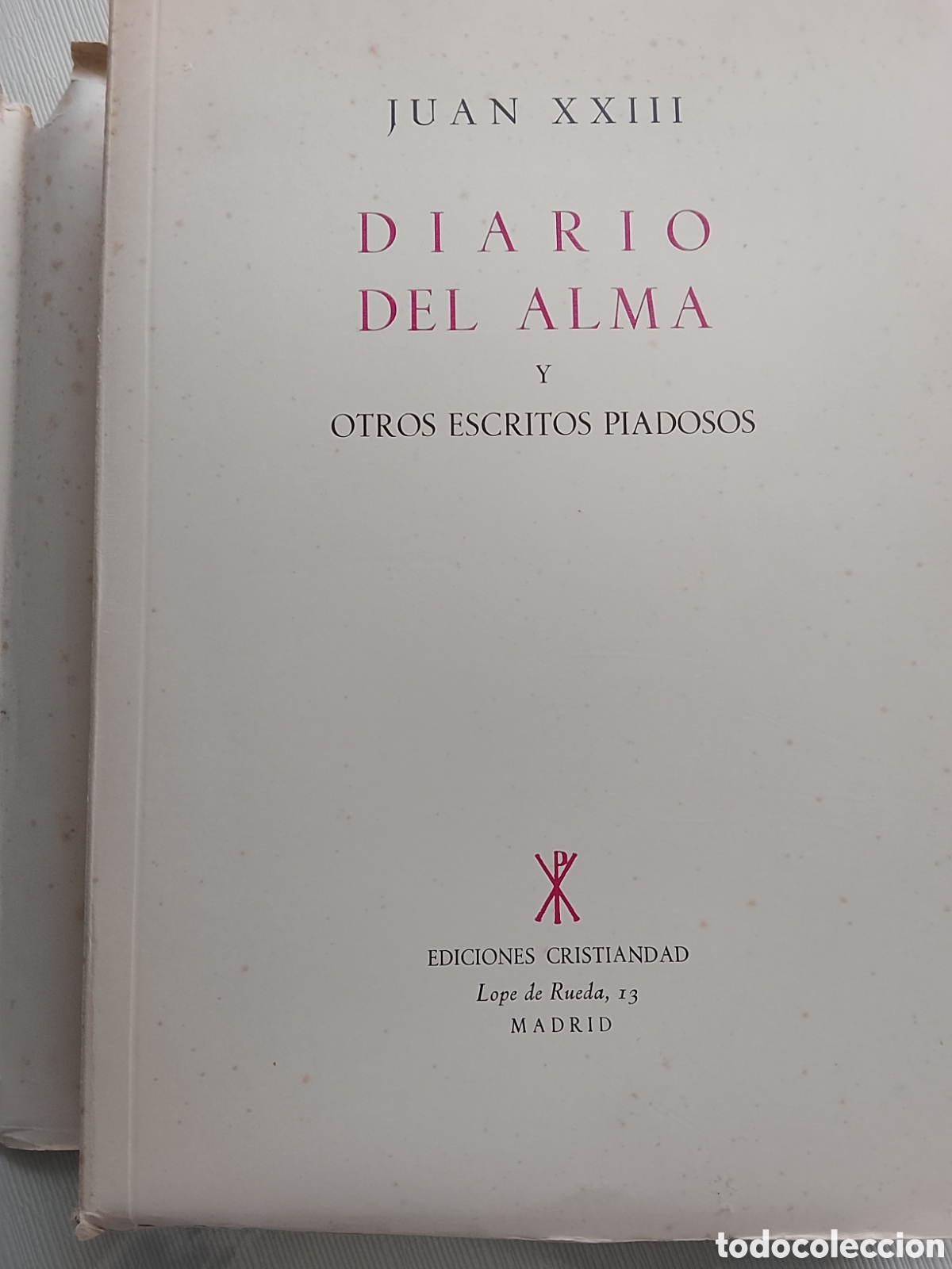 Libros de segunda mano: Diario del alma. Juan XXlll
