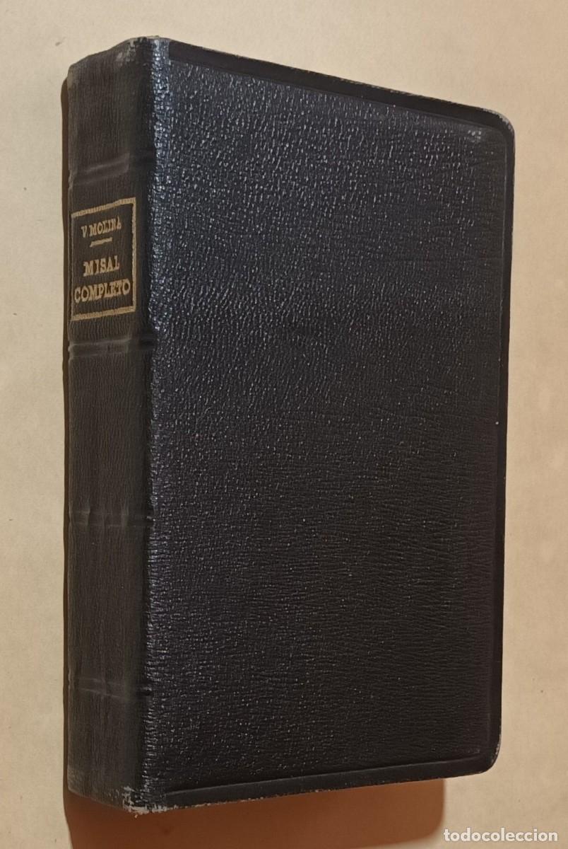 Libros de segunda mano: MISAL COMPLETO PARA LOS FIELES - P. VICENTE MOLINA - ED. HISPANIA