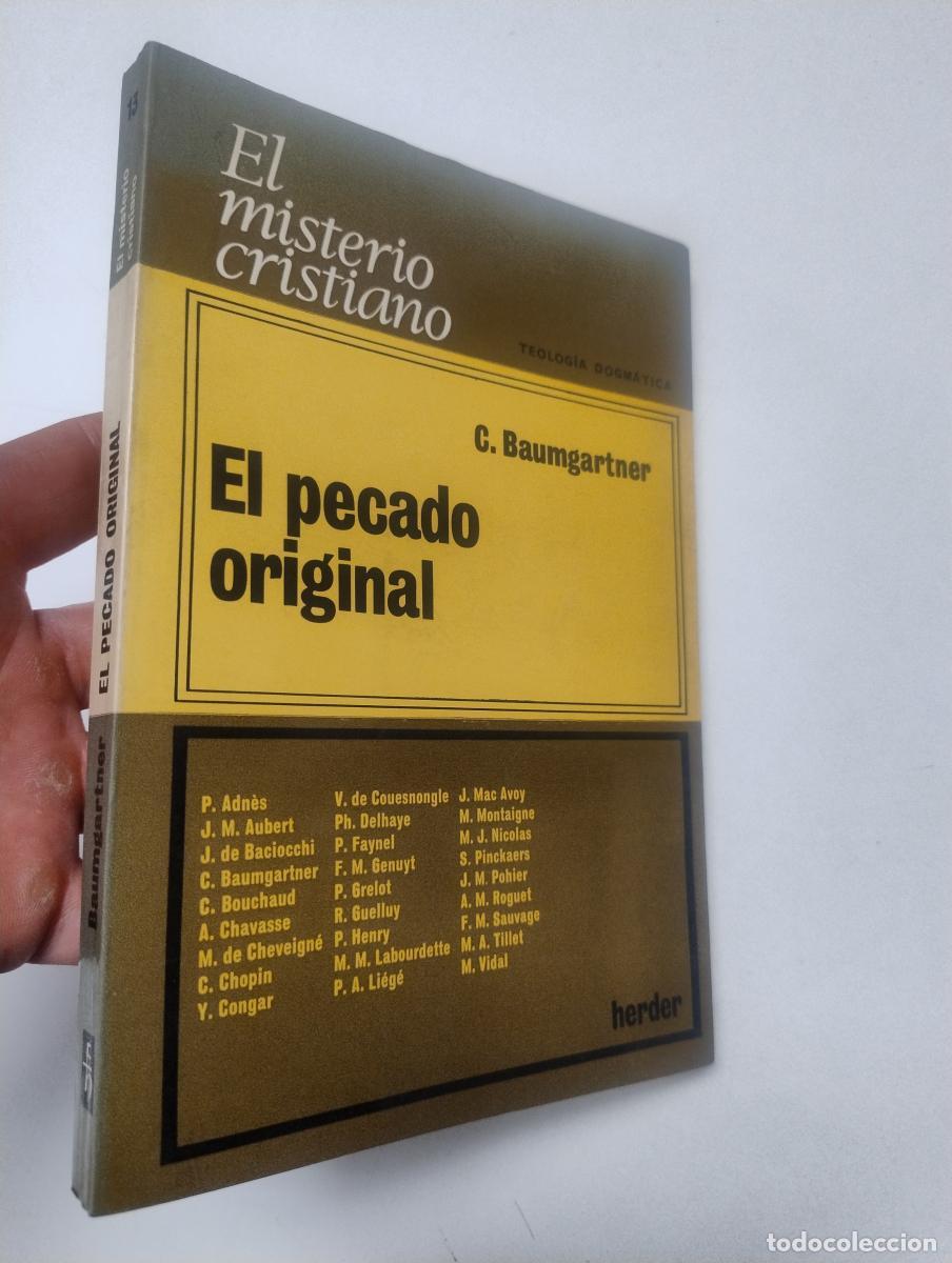 Libros de segunda mano: El pecado original - Baumgartner, C.