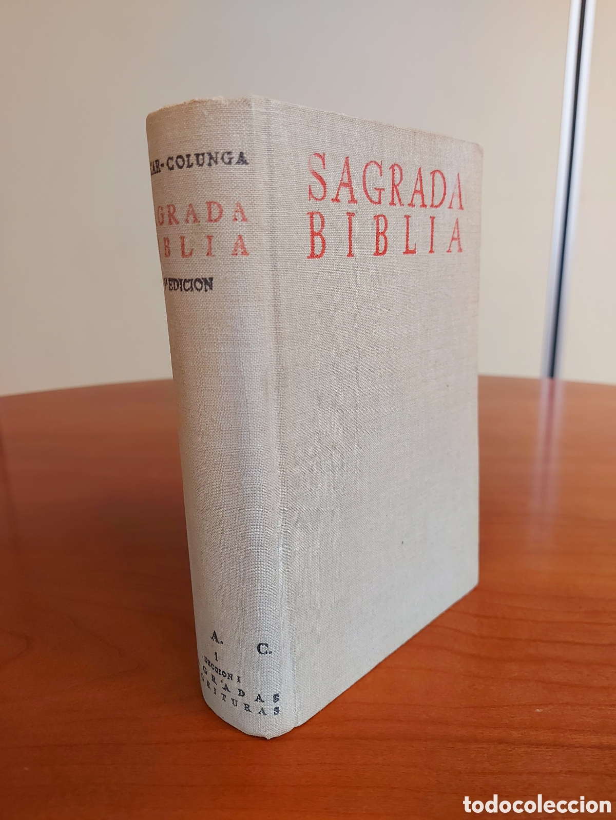 Libros de segunda mano: Sagrada Biblia N&aacute;car-Colunga. 9&ordf; edici&oacute;n, 1959.