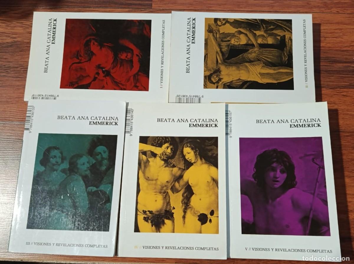 Libros de segunda mano: BEATA ANA CATALINA EMMERICK. 5 TOMOS. COMPLETO