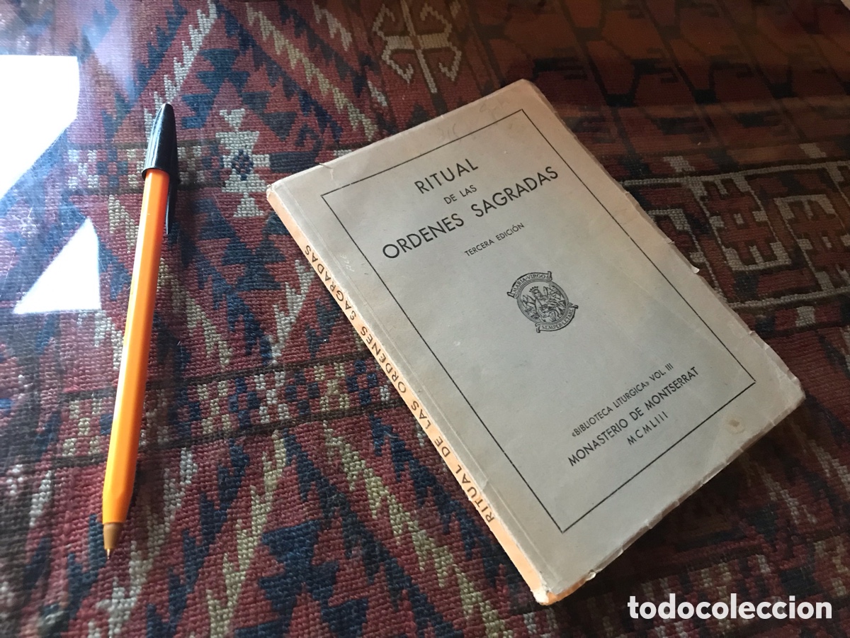 Libros de segunda mano: Ritual de las &oacute;rdenes sagradas. Monasterio de Monserrat MCMLIII