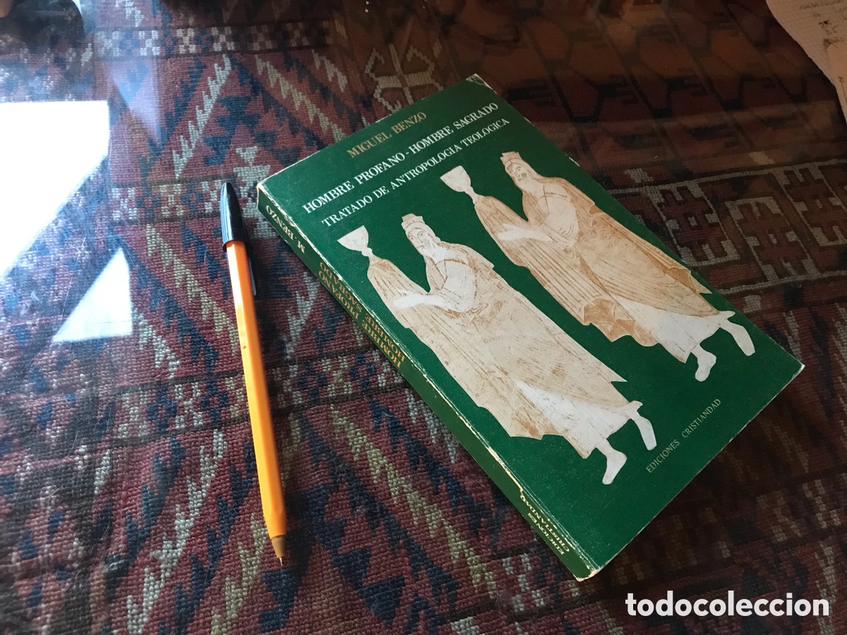 Libros de segunda mano: Hombre profano-hombre sagrado. Tratado de antropolog&iacute;a teol&oacute;gica. Miguel Benzo