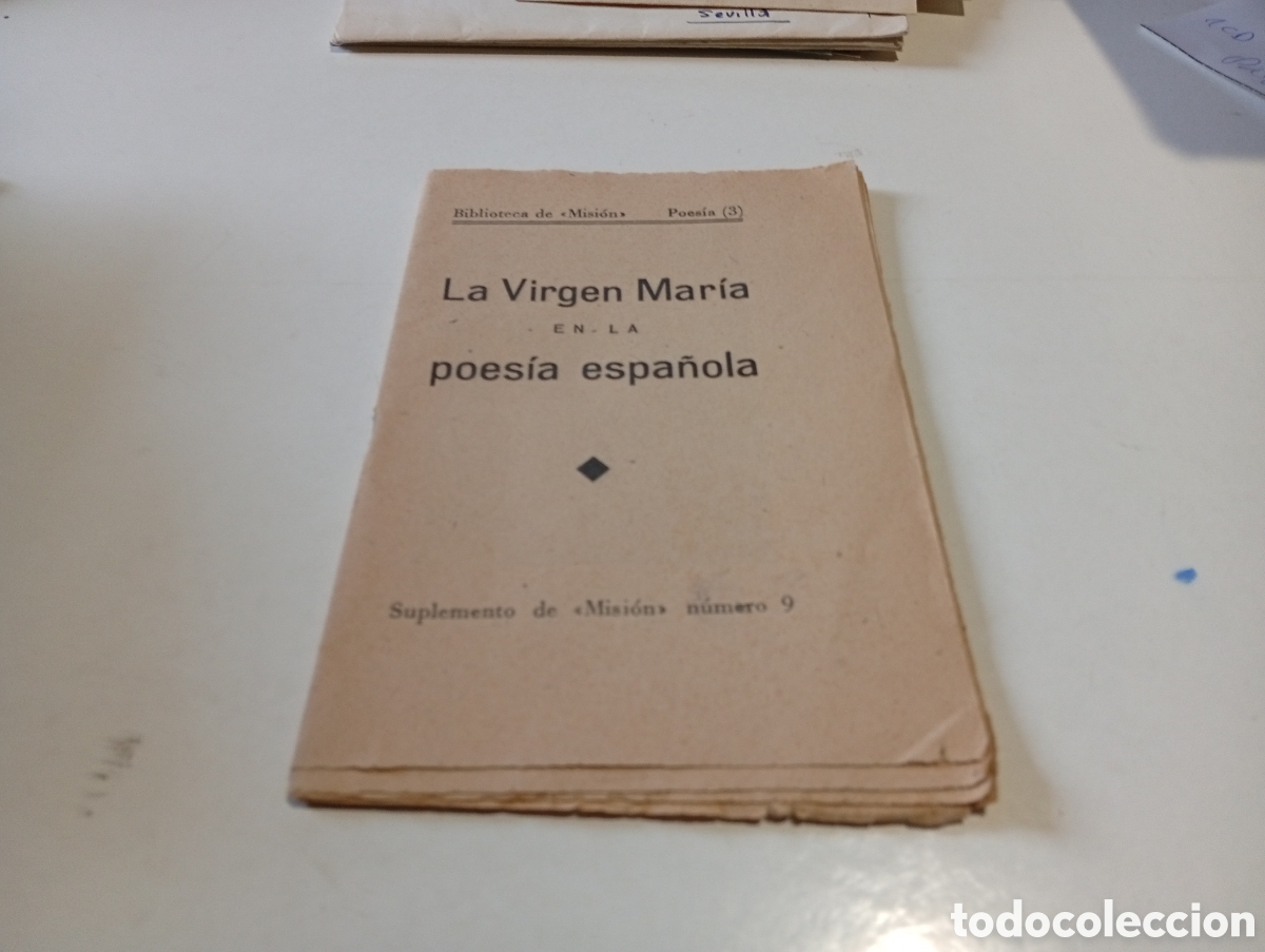 Libros de segunda mano: Librito religioso La Virgen Mar&iacute;a en la poes&iacute;a espa&ntilde;ola