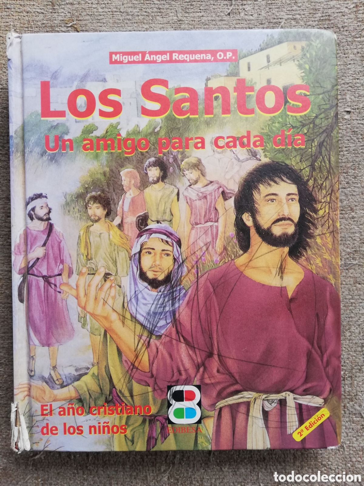 Libros de segunda mano: Los Santos. Un amigo para cada d&iacute;a, de Miguel &Aacute;ngel Requena