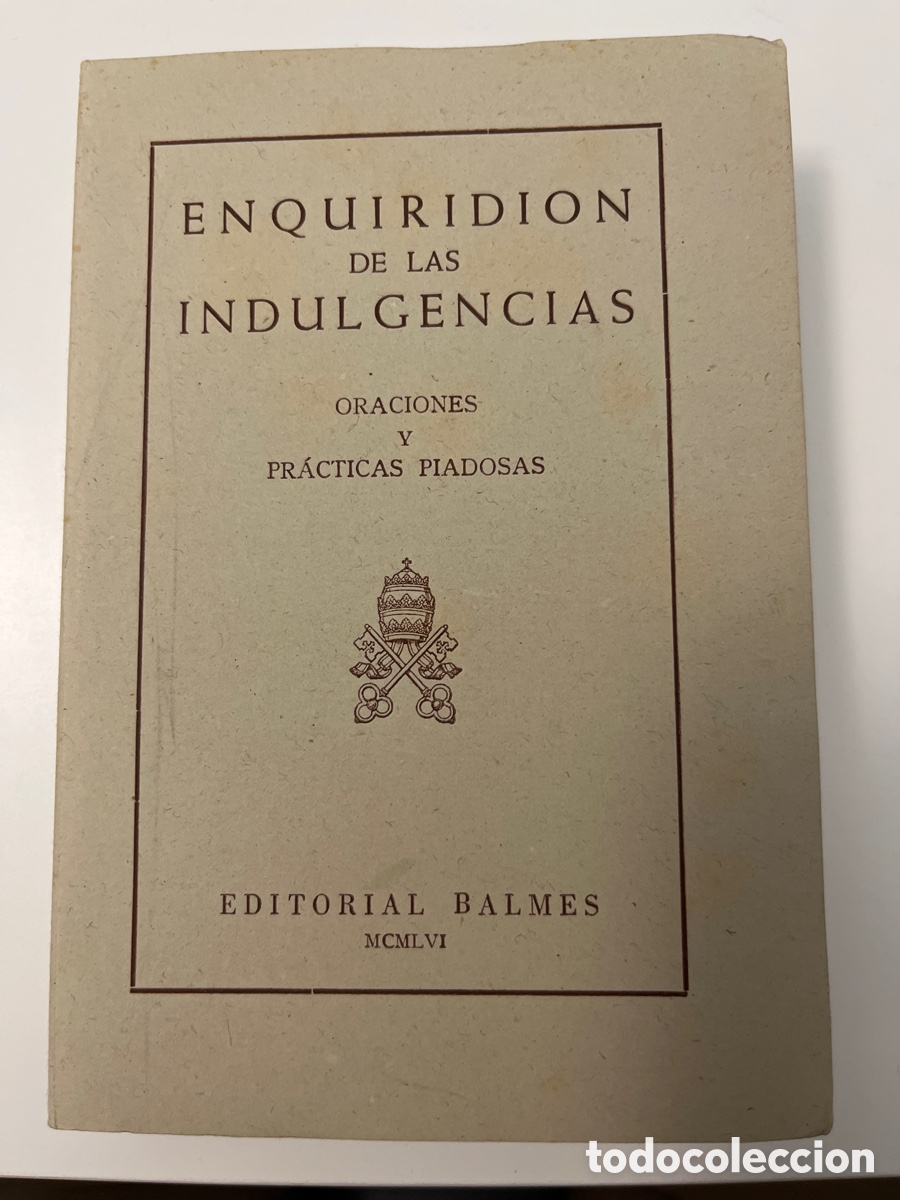 Libros de segunda mano: Enquiridion de las indulgencias