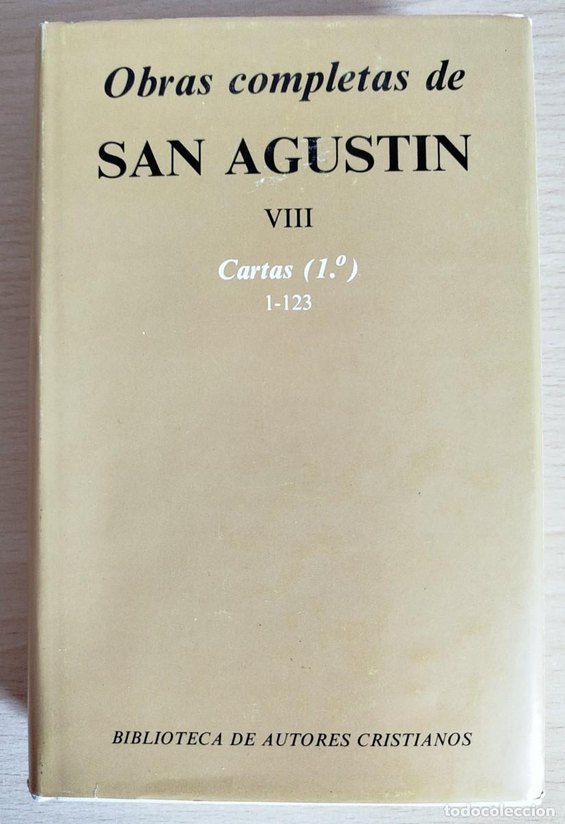 Libros de segunda mano: San Agust&iacute;n, Obras Completas VIII (Cartas 1)