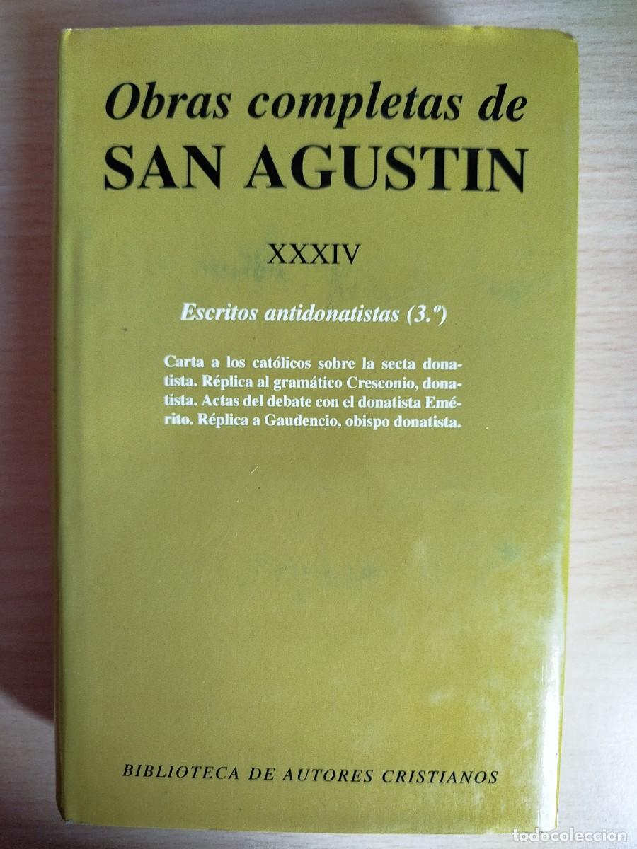 Libros de segunda mano: San Agust&iacute;n, Obras Completas XXXIV