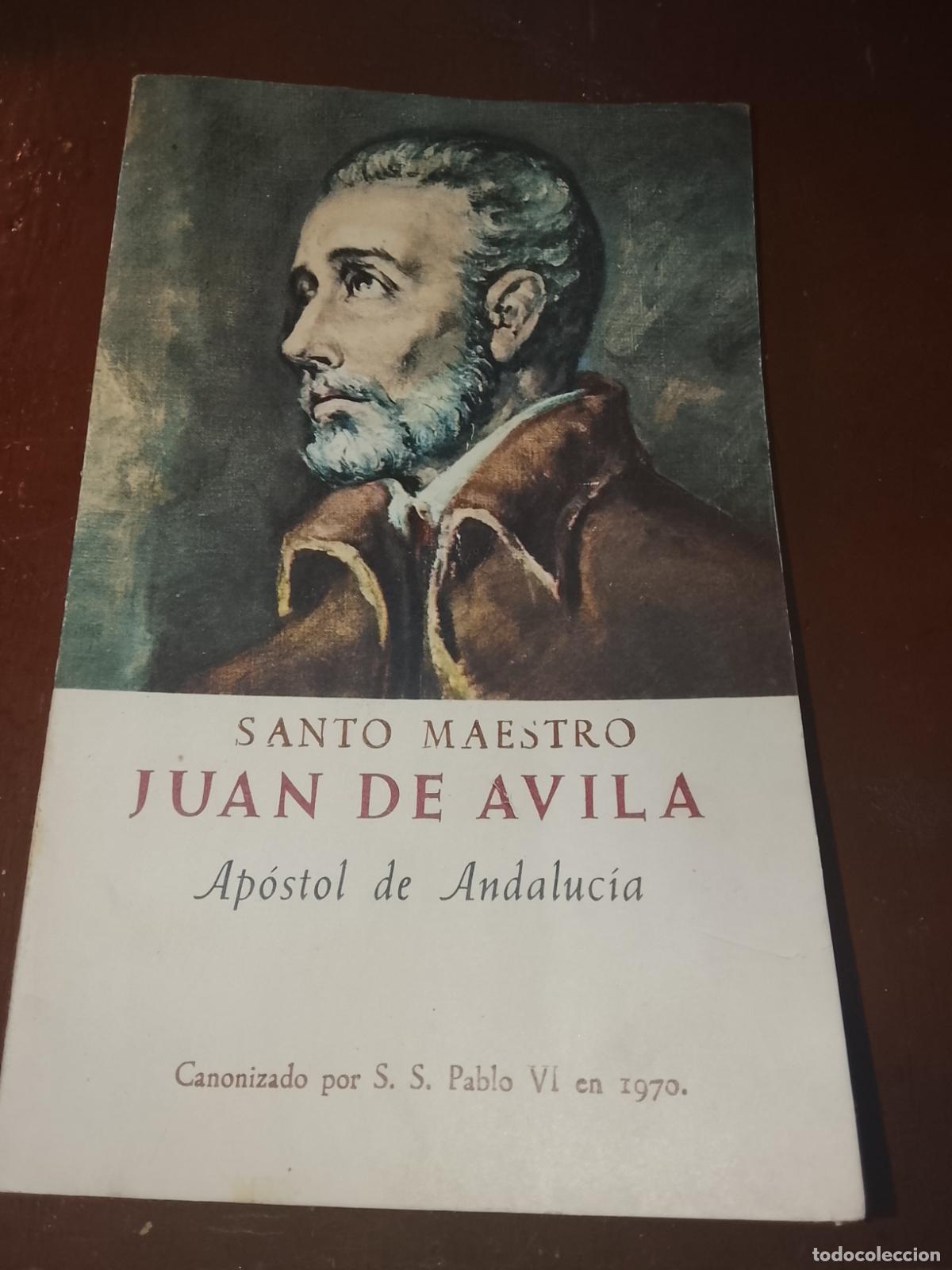 Libros de segunda mano: Libro Juan de &Aacute;vila, Ap&oacute;stol de Andaluc&iacute;a - BAC 1961 - Edici&oacute;n Especial