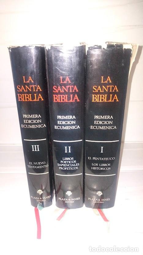 Libros de segunda mano: La Santa Biblia Primera Edici&oacute;n Ecum&eacute;nica - Plaza & Janes Editores 1969