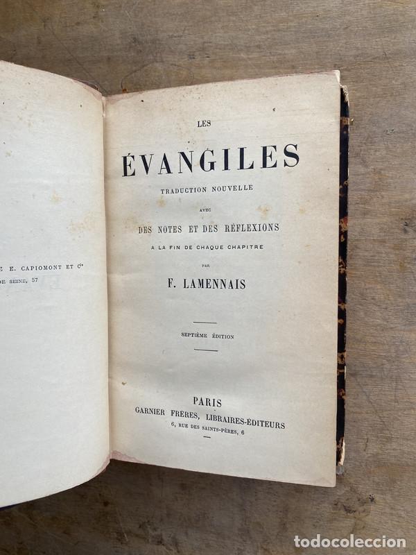 Libros de segunda mano: Les evangiles - Lamennais F. - Foto 2