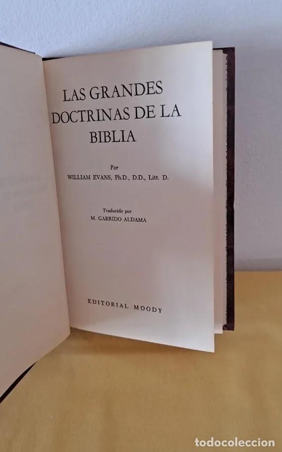 Gebrauchte B&uuml;cher: WILLIAM EVANS - LAS GRANDES DOCTRINAS DE LA BIBLIA - EDITORIAL MOODY