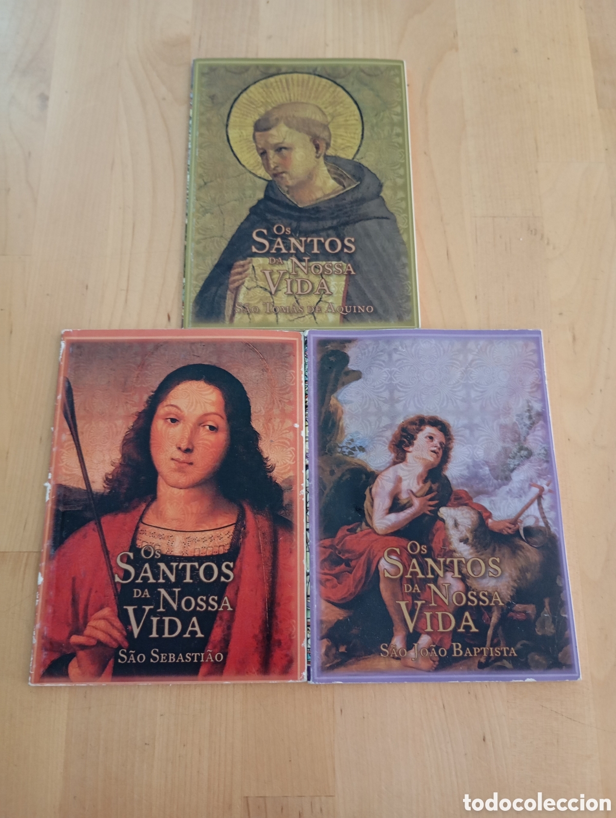 Libros de segunda mano: Os Santos da Nossa Vida S&atilde;o Tom&aacute;s de Aquino S&atilde;o Sebasti&atilde;o S&atilde;o Jo&atilde;o Baptista n&deg; 1,4,8