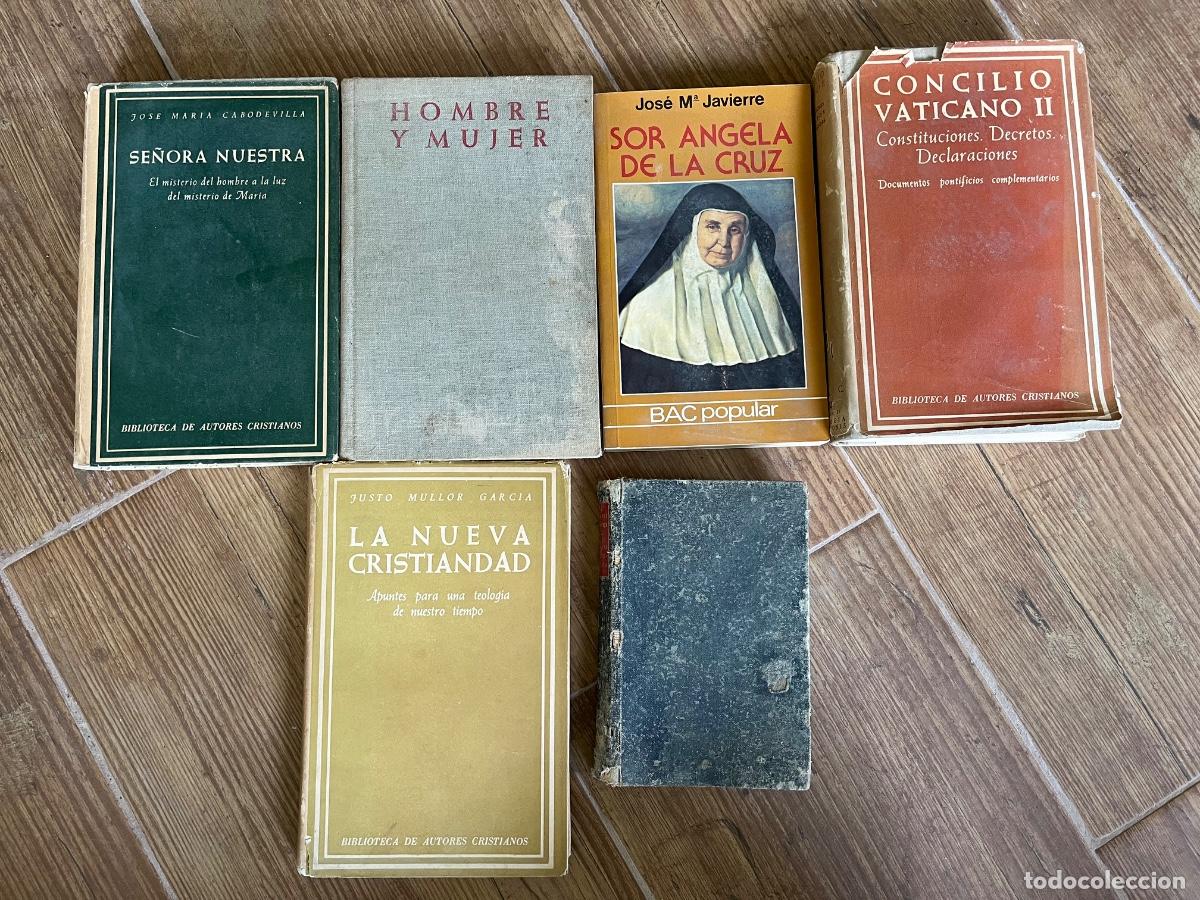 Libros de segunda mano: 5 TOMOS BAC BIBLIOTECA DE AUTORES CRISTIANOS + N&Aacute;CAR COLUNGA NUEVO TESTAMENTO