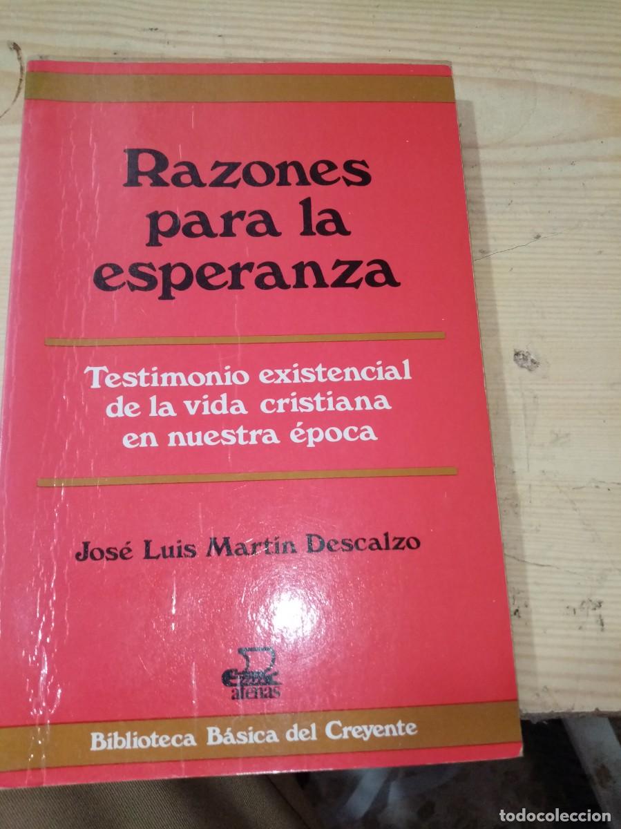 Libros de segunda mano: RAZONES PARA LA ESPERANZA. TESTIMONIO EXISTENCIAL DE LA VIDA CRISTIANA EN NUESTRA EPOCA. EST31B1