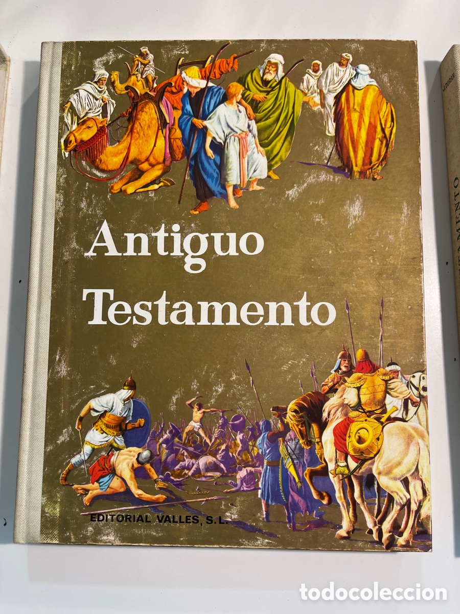 Libros de segunda mano: ANTIGUO Y NUEVO TESTAMENTO ILUSTRADO EN ESTUCHE . J.DURAN , EDITORIAL VALL&Eacute;S 1969 .