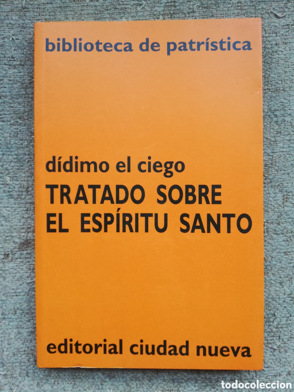 Livros em segunda m&atilde;o: Biblioteca de Patr&iacute;stica 36. Tratado sobre el esp&iacute;ritu santo, de d&iacute;dimo el ciego