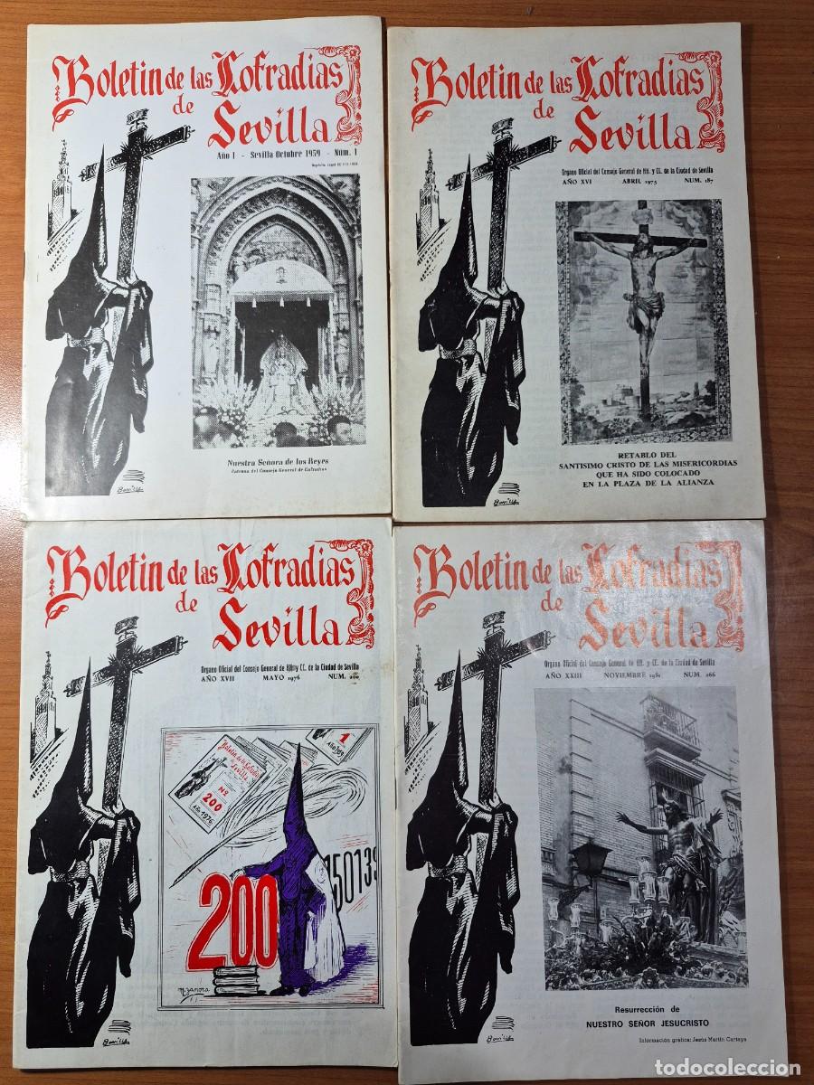 Libros de segunda mano: Boletin de las Cofrad&iacute;as de Sevilla. 1-187-200-266