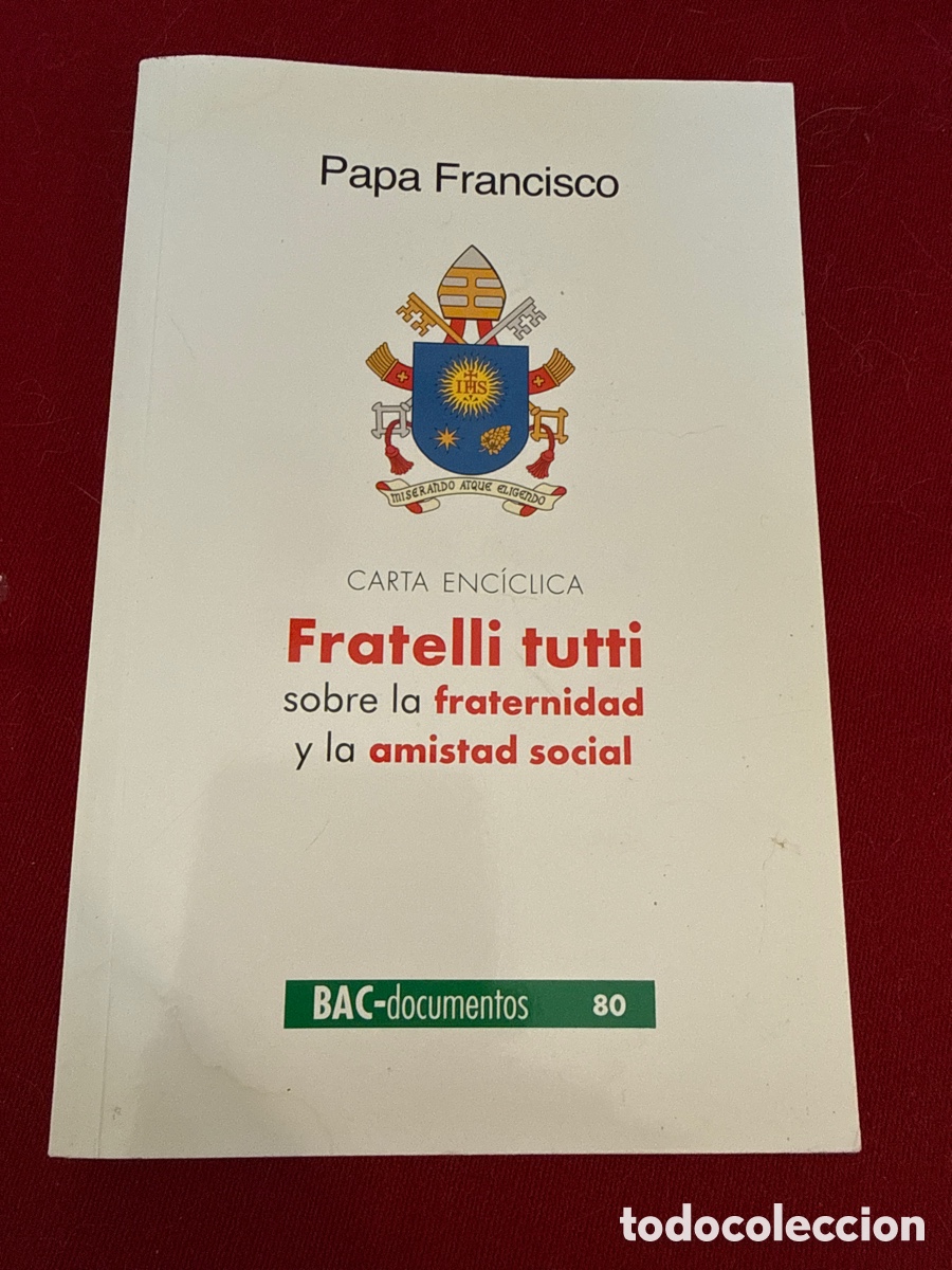 Libros de segunda mano: Enc&iacute;clica Fratelli tutti. Papa Francisco.