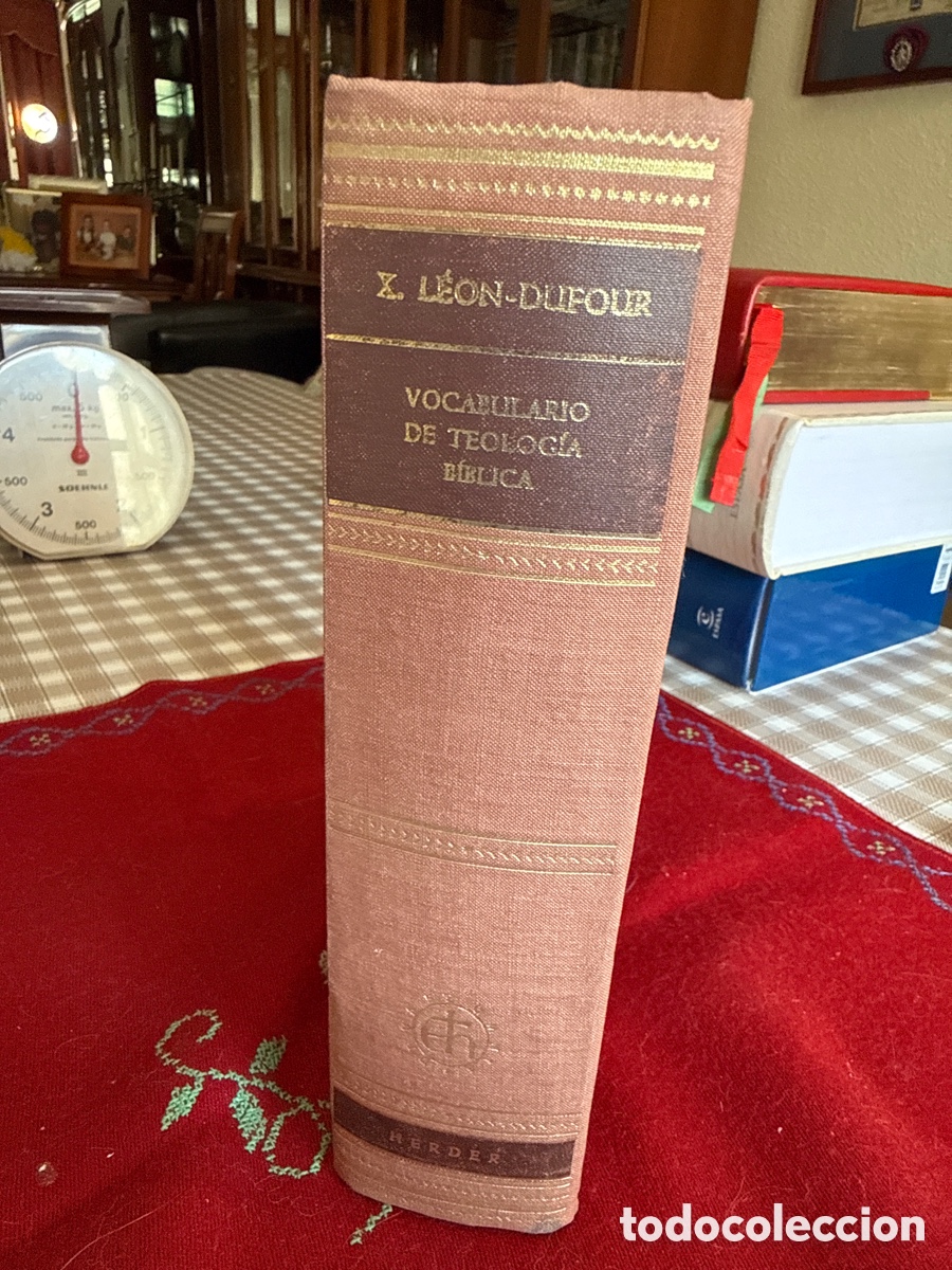 Libros de segunda mano: Vocabulario de teolog&iacute;a b&iacute;blica. Xavier Le&oacute;n-Dufour. Tapa dura.