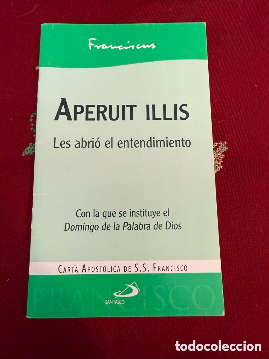 Libros de segunda mano: Carta apost&oacute;lica Aperuit illis. Papa Francisco.