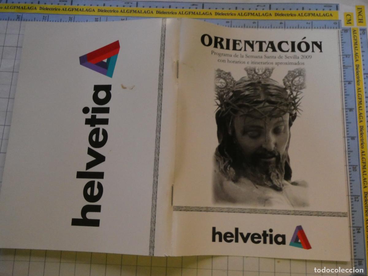 Libros de segunda mano: LIBRITO RELIGIOSO SEMANA SANTA SEVILLA. ITINERARIOS HORARIOS PROGRAMA 2009. 1669