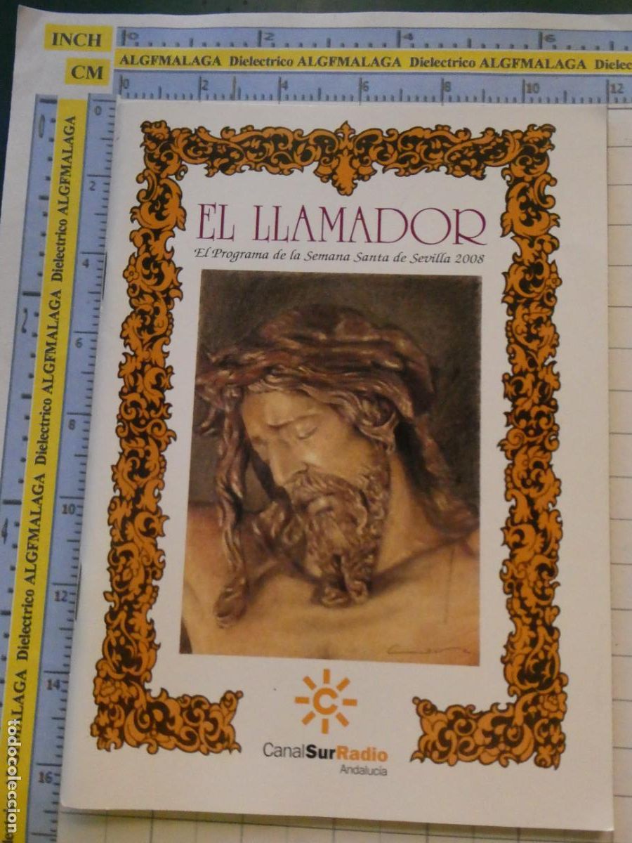 Libros de segunda mano: LIBRITO RELIGIOSO SEMANA SANTA SEVILLA. ITINERARIOS HORARIOS PROGRAMA 2008 LLAMADOR CANAL SUR. 1670