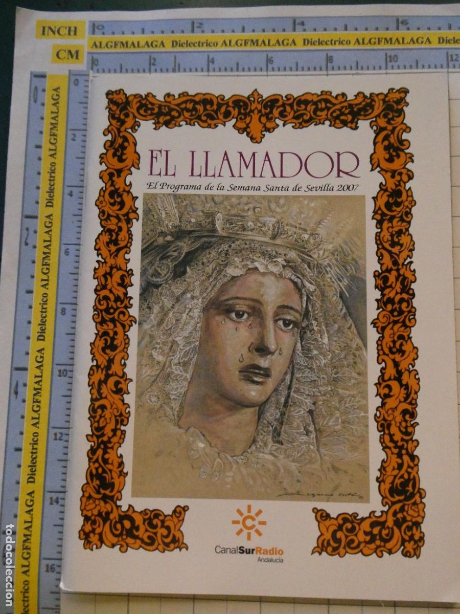 Libros de segunda mano: LIBRITO RELIGIOSO SEMANA SANTA SEVILLA. ITINERARIOS HORARIOS PROGRAMA 2007 LLAMADOR CANAL SUR. 1673