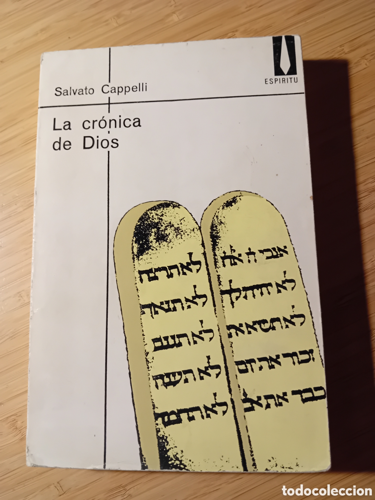 Libros de segunda mano: La cr&oacute;nica de Dios - Salvato Cappelli (Plaza&Janes 1969)