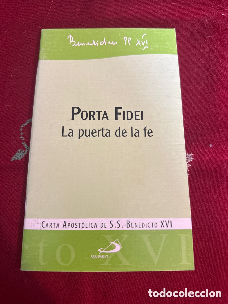 Libros de segunda mano: Carta Apost&oacute;lica Porta Fidei. Papa Benedicto XVI.