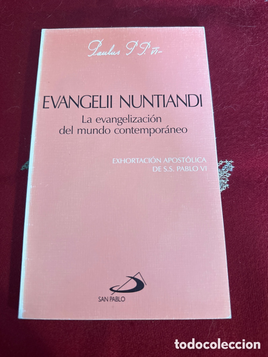 Libros de segunda mano: Exhortaci&oacute;n apost&oacute;lica Evangelii Nuntiandi. Papa Juan Pablo II.