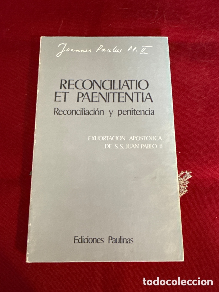 Libros de segunda mano: Exhortaci&oacute;n Apost&oacute;lica Reconciliatio et Paenitentia. Papa Juan Pablo II.