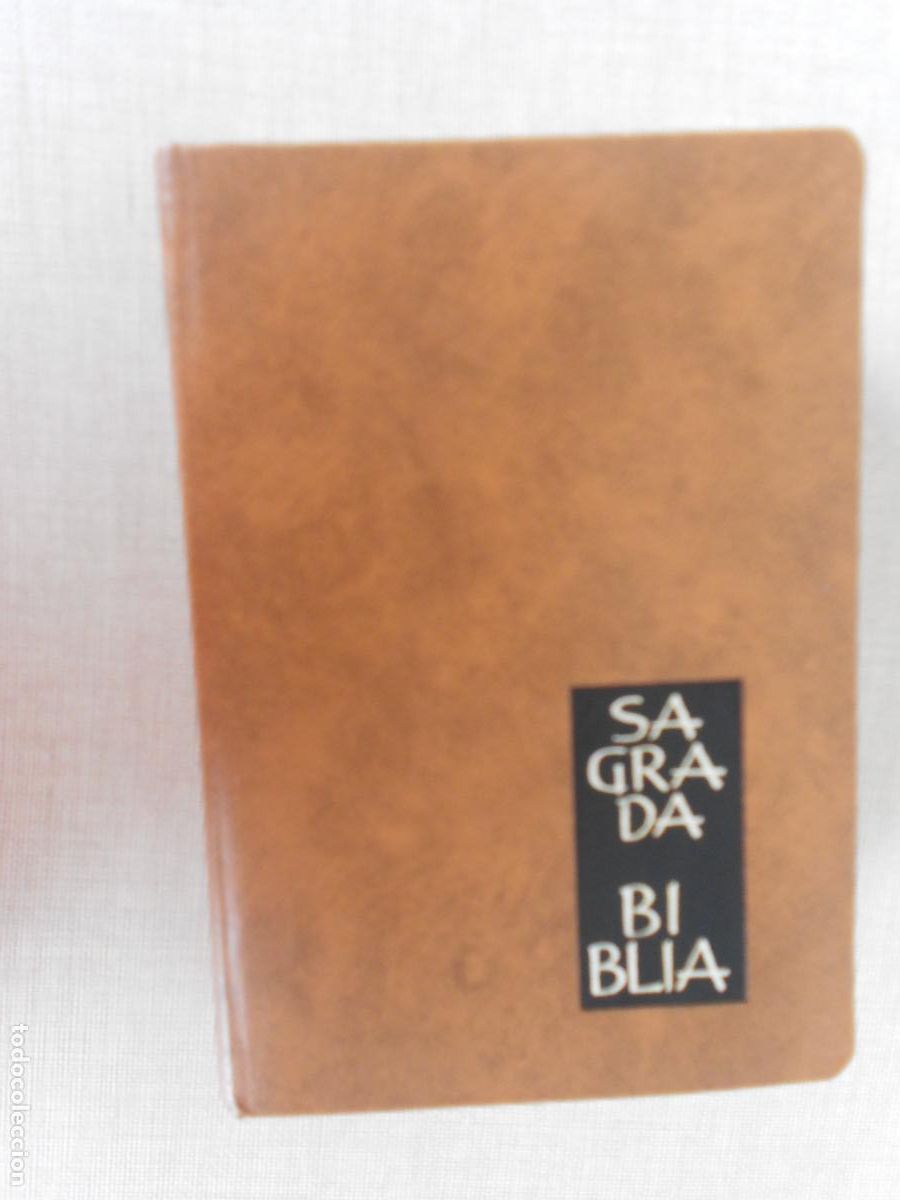 Libros de segunda mano: SAGRADA BIBLIA - PEDRO FRANQUESA JOS&Eacute; M&ordf; SOL&Eacute; - EDT REGINA - 1968