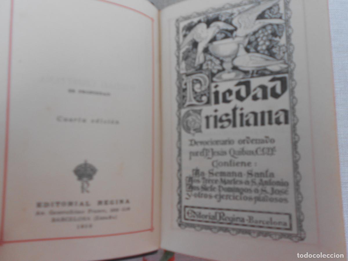 Libros de segunda mano: PIEDAD CRISTIANA - EDITORIAL REGINA - 1950 TAPAS PIEL
