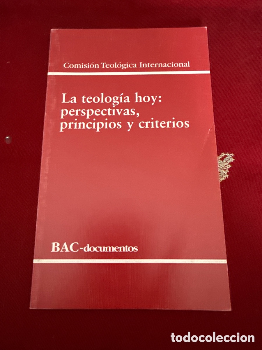 Libros de segunda mano: La teolog&iacute;a hoy: perspectivas, principios y criterios.