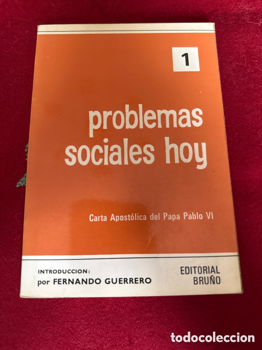 Libros de segunda mano: Carta apost&oacute;lica Problemas sociales hoy. Papa Pablo VI.