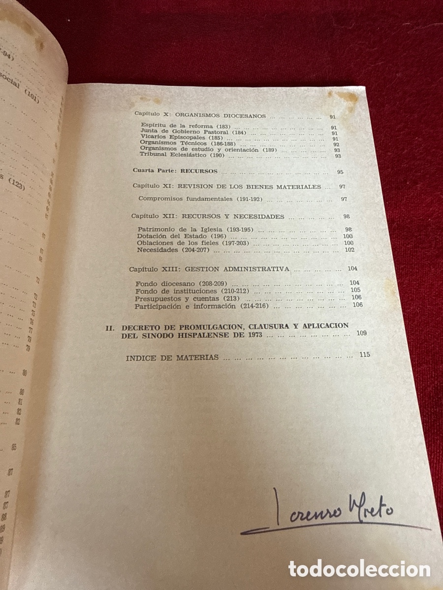 Libros de segunda mano: S&iacute;nodo Hispalense de 1973. - Foto 5