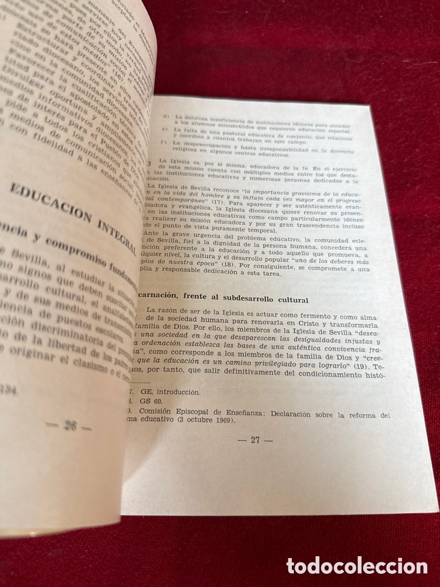 Libros de segunda mano: S&iacute;nodo Hispalense de 1973. - Foto 7