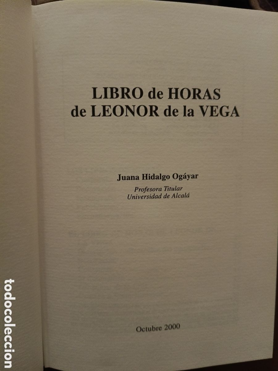 Libros de segunda mano: LIBRO DE HORAS DE LEONOR DE LA VEGA. Facs&iacute;mil y libro de estudios. - Foto 15