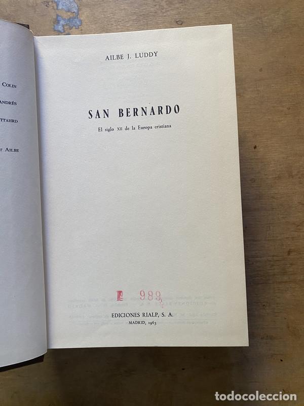 Libros de segunda mano: San Bernardo - Luddy Ailbe J.